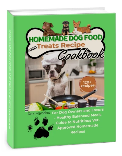 Homemade Dog Food and Treats Recipe Cookbook